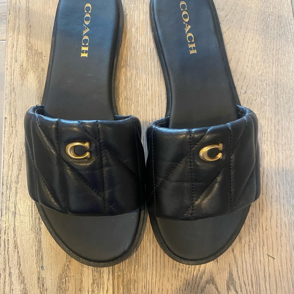 Coach sandals worn once